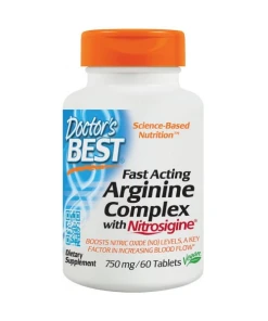 Complexe d'arginine à action rapide avec nitrosigine, 750mg - 60 comprimés