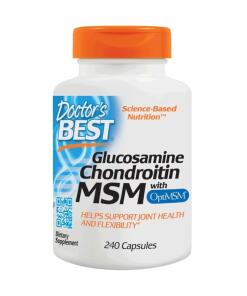 Doctor's Best - Glucosamine Chondroïtine MSM met OptiMSM - 240 capsules