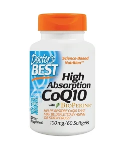 CoQ10 à haute absorption avec BioPerine, 100mg - 60 softgels