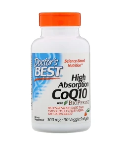 CoQ10 à haute absorption avec BioPerine, 300mg - 90 gélules végétales