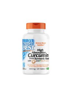 High Absorption Curcumin From Turmeric Root with C3 Complex & BioPerine, 1000mg - 120 tablets