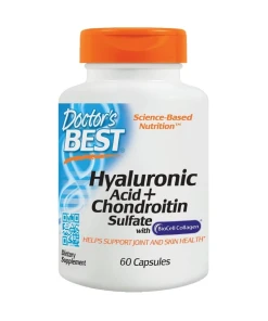 Acide Hyaluronique + Sulfate de Chondroïtine avec Collagène BioCell - 60 caps