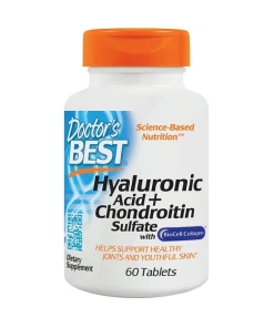 Acide hyaluronique + Sulfate de chondroïtine avec Collagène BioCell - 60 comprimés