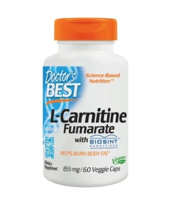 Doctor's Best - L-Carnitine Fumaraat, 855 mg - 60 capsules