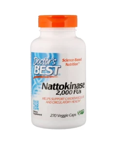 Doctor's Best - Nattokinase, 2000 FU's - 270 vegetarische capsules