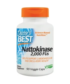 Doctor's Best - Nattokinase, 2000 FU's - 90 vegetarische capsules