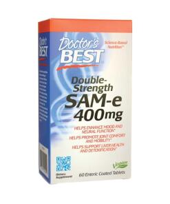 Doctor's Best - SAM-e, 400 mg Dubbele Sterkte - 60 Tabletten
