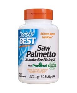Extrait standardisé de palmier nain avec stérol, 320mg - 60 softgels