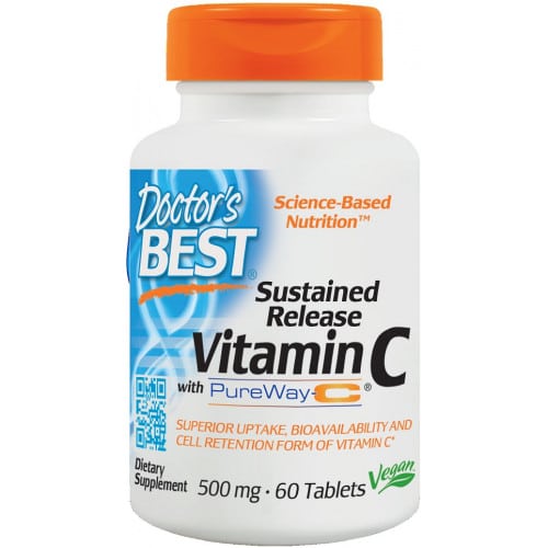 Doctor's Best - Vitamine C met Langdurige Afgifte PureWay-C, 500 mg - 60 tabletten - Afbeelding 2