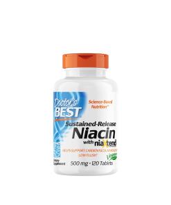 Time-release Niacin with niaXtend, 500mg - 120 tablets