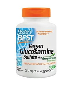 Doctor's Best - Veganistische Glucosaminesulfaat met GreenGrown, 750mg - 180 Capsules