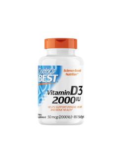 Vitamin D3, 2000 IU - 180 softgels