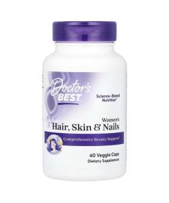 Doctor's Best - Haar, Huid & Nagels voor Vrouwen - 60 capsules