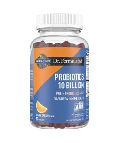 Probiotiques Dr. Formulés 10 Milliards, Rêve d'Orange - 60 gommes