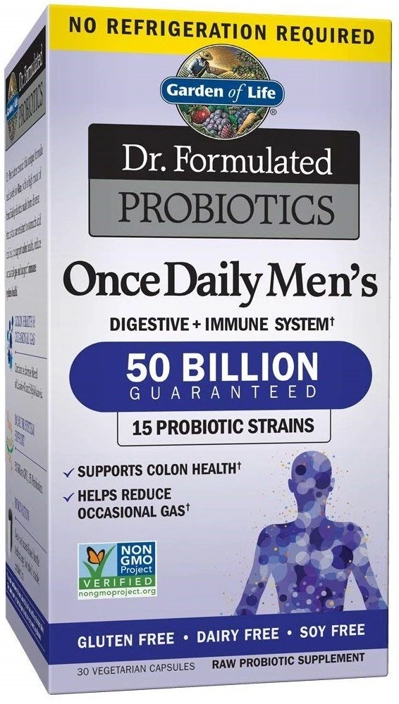 Garden of Life - Dr. Geformuleerde Probiotica Dagelijks voor Mannen - 30 capsules