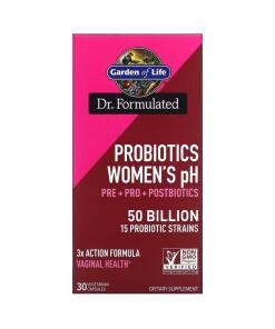 Garden of Life - Dr. Geformuleerde Probiotica voor Vrouwen pH - 30 capsules