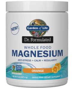 Garden of Life - Dr. Geformuleerde Whole Food Magnesium, Framboos-Citroen - 198g