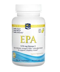 Nordic Naturals - EPA, 1210 mg met Citroensmaak - 60 Zachte Capsules