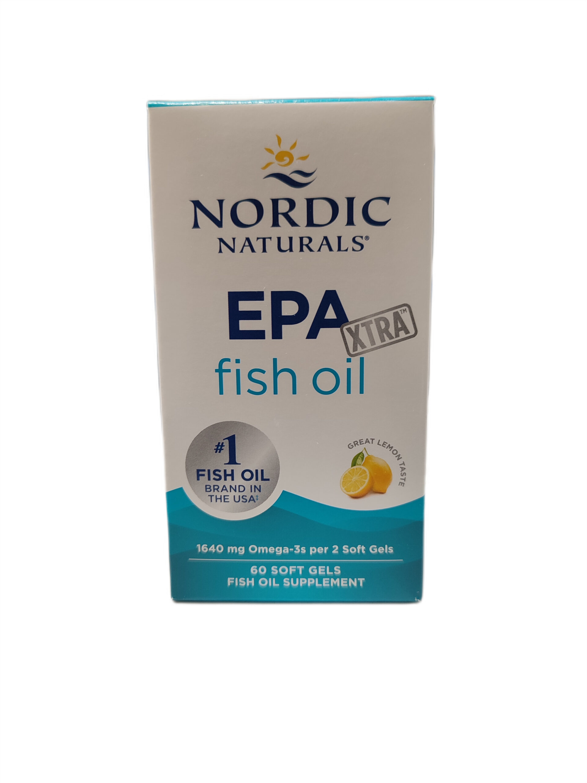 Nordic Naturals - EPA Xtra Visolie, 1640mg Citroen - 60 Softgels