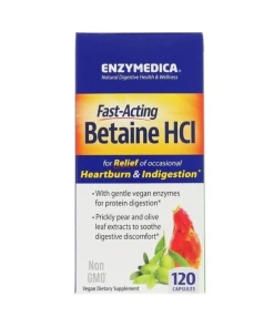 Betaine HCl - 120 caps