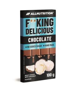 Allnutrition - Fitking Heerlijke Chocolade, Melkchocolade met Kokosnoot - 100g