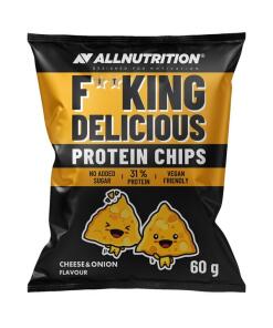 Chips protéinées délicieuses Fitking, fromage et oignon - 60g
