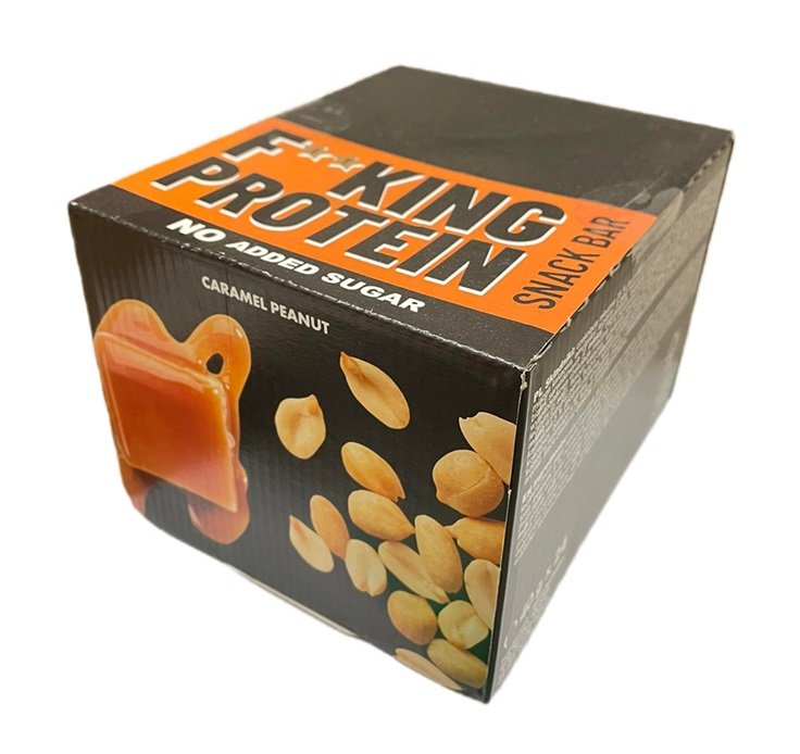 Allnutrition - Fitking Eiwitreep, Karamel Pinda - 24 x 40g