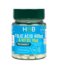 Holland & Barrett - Foliumzuur 400 mcg