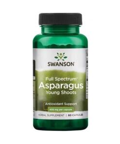 Swanson - Volledig Spectrum Asperge Extract, 400 mg - 60 Capsules