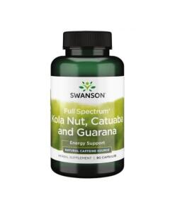 Swanson - Volledig Spectrum Kolanoot, Catuaba & Guarana - 90 Capsules