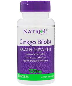Ginkgo Biloba, 120mg - 60 caps