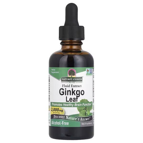 Réponse de la nature - Feuille de Ginkgo, 2000mg - 60 ml