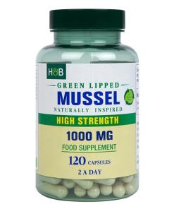 Holland & Barrett - Groenlipmossel 1000 mg - 120 capsules