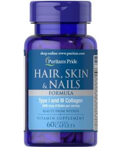 Puritan's Pride - Haar, Huid & Nagels - 60 tabletten