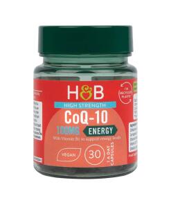 Holland & Barrett - Hooggedoseerde CoQ-10, 100 mg - 30 vegetarische capsules
