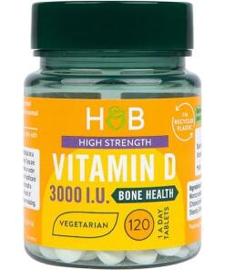 Holland & Barrett - Hooggedoseerde Vitamine D, 3000 IE - 120 tabletten