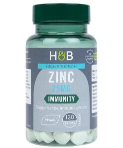 Holland & Barrett - Zink met Hoge Sterkte, 25 mg - 120 Tabletten