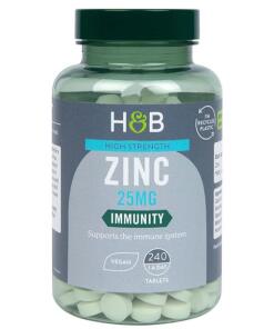 Zinc à haute résistance, 25mg - 240 comprimés
