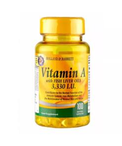 Vitamine A, 3300 UI - 100 softgels