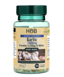 Holland & Barrett - Ail inodore Super Strength, 7500mg - 120 gélules