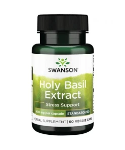 Extrait de basilic sacré, 400mg - 60 vcaps