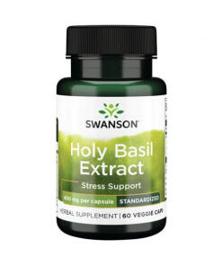 Extrait de basilic sacré, 400mg - 60 vcaps