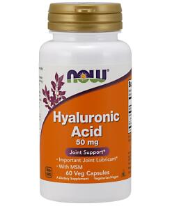 Acide hyaluronique avec MSM, 50mg - 60 gélules végétales