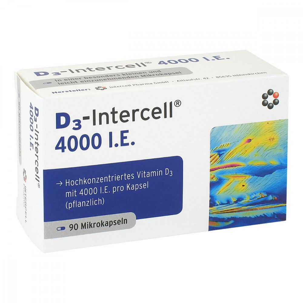 Intercell Pharma - INTERCELL PHARMA D3-Intercell 4000 IU (90 caps)