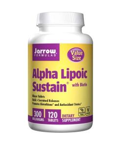 Alpha Lipoic Sustain, 300mg avec Biotine - 120 tabs