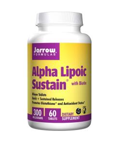 Alpha Lipoic Sustain, 300mg avec Biotine - 60 tabs