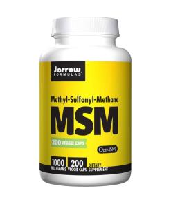 Jarrow Formulas - MSM (methylsulfonylmethaan), 1000 mg - 200 capsules