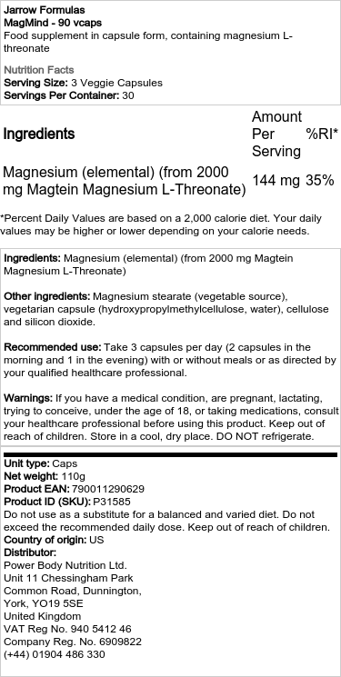 MagMind - 90 gélules végétales – Image 2