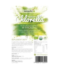 KENAY Chlorella Organic Powder (100 g / 3,527 oz.)