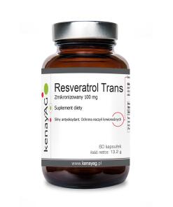 KENAY Resveratrol Trans Micronized, 100 mg (60 caps)